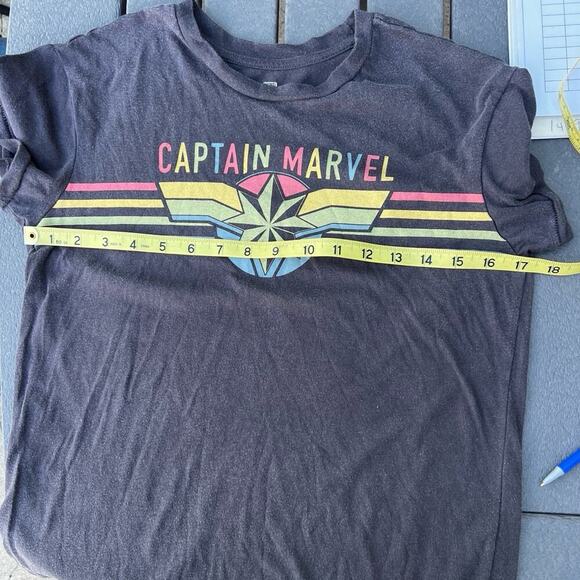 Marvel -Captain Marvel, short sleeve, crewneck, gray women’s S, T-shirt - Picture 3 of 6